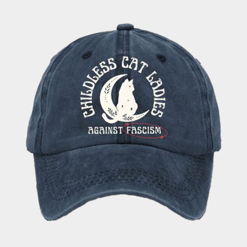 Childless Cat Ladies Against Fascism Hat