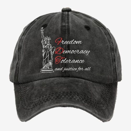 FDT Freedom Democracy Tolerance And Justice For All Hat 1